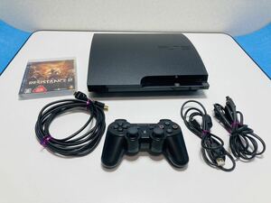 SONY PS3 プレステ3 CECH-2000Aチャコールブラック(120GB)★HDMIケーブル　動作確認済　