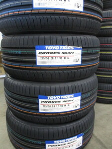 ☆【215/50R17】【202012製】ＴＯＹＯトーヨー プロクセススポーツ PROXES ＳＰＯＲＴ 215/50-17 夏用 4本価格 4本送料税込み￥48000～