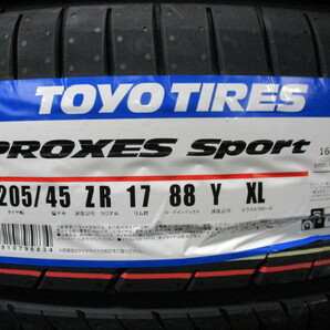 ☆【205/45R17】【2024年製】ＴＯＹＯ トーヨー プロクセススポーツ PROXES ＳＰＯＲＴ 205/45-17 4本価格 4本送料税込み￥48000～夏用の画像2