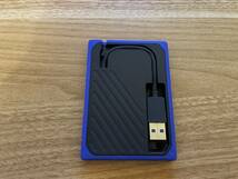 WD My Passport Go SSD 2TB USB3.0 ブルー ウエスタンデジタル ポータブル_画像2