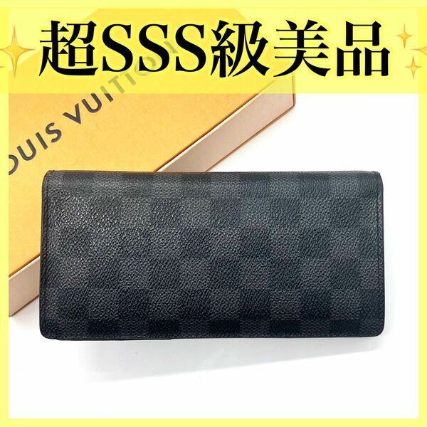 ルイヴィトン 長財布 ポルトフォイユ ブラザ ダミエ グラフィット LOUIS VUITTON