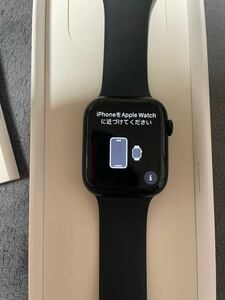 【美品】Apple Watch Series9 45mm GPS ミッドナイトアルミニウム/ミッドナイトスポーツバンド MR9A3J/A