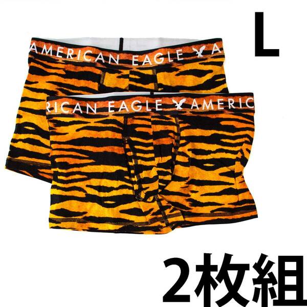 American Eagle 2枚組B Lサイズ 前あき ボクサーブリーフ 下着 メンズ 新品 未使用 匿名配送 即決 送料無料