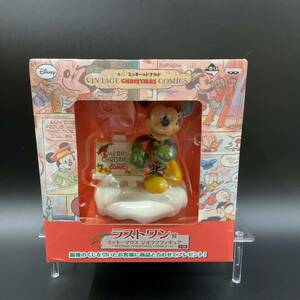 【未開封】一番くじ ミッキー＆ドナルド ラストワン賞 ミッキーマウス ジオラマ フィギュア VINTAGE CHRISTMAS COMICS ver. ディズニー