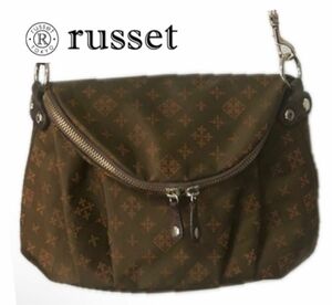 【美品】russet ラシット ナイロン ショルダーバッグ 斜め掛け