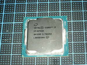 intel Core i7-8700K SR3QR　3.70ｇｈｚ　中古