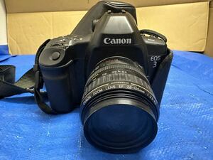 Canon EOS-3 一眼レフカメラ フィルムカメラ キャノン/CANON ZOOM LENS EF 28-105mm 1:3.5-4.5 未確認　ジャンク扱い