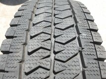 M291-ソ1 195/80R15 冬4本セット スタッドレス LT 107/105N 195/80-15 195-80-15 ブリヂストン ブリザック VL10 15インチ鉄ホイール_画像4