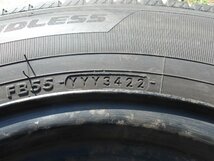 M294-ソ1 195/80R15 冬4本セット スタッドレス LT 107/105L 195/80-15 195-80-15 ヨコハマ アイスガード iG91 15インチ鉄ホイール_画像9