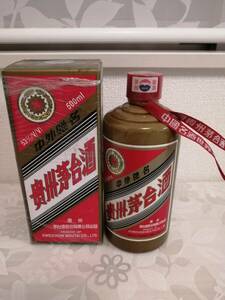 未開栓 古酒 貴州茅台酒 マオタイ酒 五星麦ラベル 陶器ボトル 中国酒/五星麦 MOUTAI 古酒