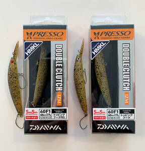  Daiwa pre soPRESSO double clutch 60F1 4 piece set new goods unused contains [ topping hood topping hood RG]