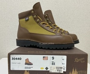 ■超美品■DANNER LIGHT ■US9-EE UK8.5■ダナーライト■30440■カーキー■GORE-TEX■アメリカ製■国内直営店正規品■即日配送