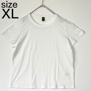 SHEIN DAZY　シーイン デイジー　無地　半袖　Tシャツ　コットンＴシャツ　カットソー　薄手　ホワイト　XL