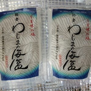 能登 わじまの海塩 100gパック×2パック うま味の塩