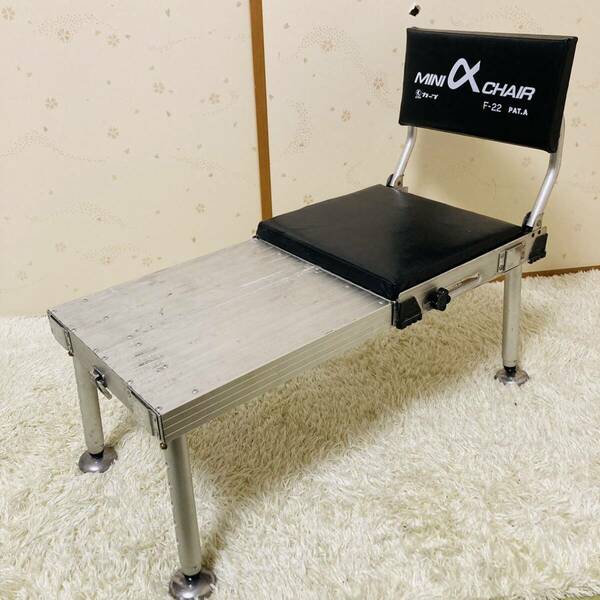 【希少】へら台 CARP カープ MINI α CHAIR F-22 釣り 椅子