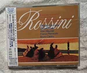 【未開封 完全生産限定盤】ロッシーニ：弦楽のためのソナタ集（全6曲）、二重奏曲、パガニーニによせてひと言、涙 SACD SSHRS-047/050