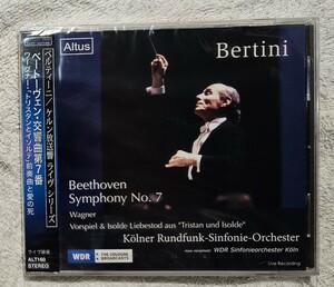 【未開封】ベートーヴェン：交響曲第7番 　ベルテイーニ/ケルン放送響/ライヴシリーズ　Altus ALT160