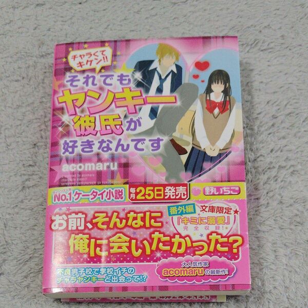 チャラくてキケン！！それでもヤンキー彼氏が好きなんです （ケータイ小説文庫　あ７－１０　野いちご） ａｃｏｍａｒｕ／著