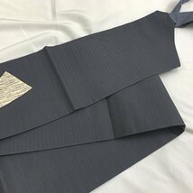 ◇きものマーチ◇絽塩瀬 銀座きしや 二部式作り帯 夏帯 名古屋帯◇美品 405mr1_画像7