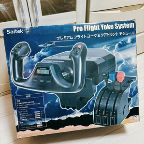 【送料無料】Saitek Pro Flight Yoke System （ロジクール プロ フライト ヨーク）の画像1