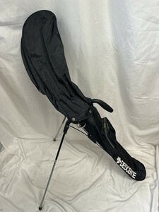 美品 DESCENTE GOLF デサント ゴルフケース セルフスタンド クラブケース ゴルフクラブ 　ケース キャリーバッグ 練習 Y0423-44