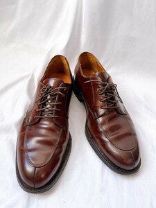 COLE HAAN コールハン レザー 革靴 ビジネスシューズ 茶色 メンズ サイズ8 2E 25.5 靴 通勤靴 浦MY0521-34