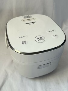 美品 SHARP シャープ 炊飯器 KS-CF05B 3合炊き 2019年製 動作確認済 荘Y0623-20