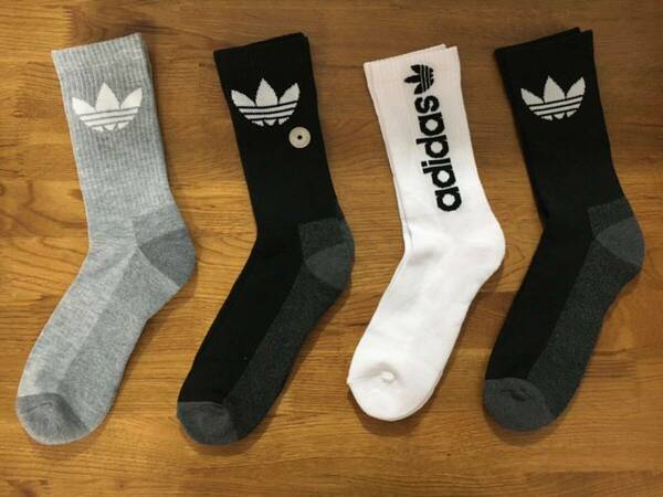 新品アディダスadidas メンズソックス4足セット41066