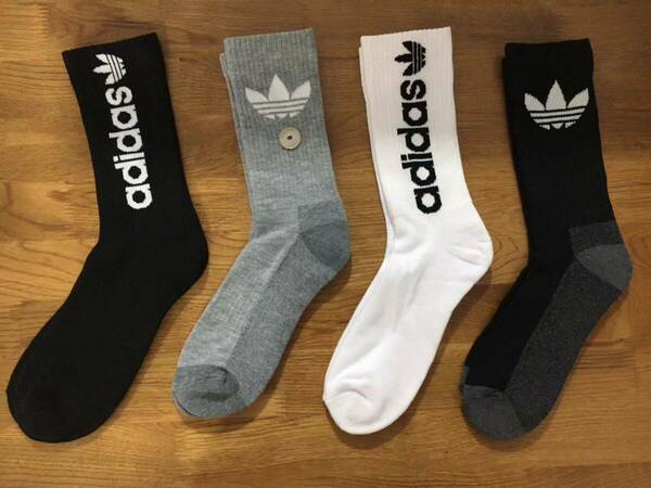 新品アディダスadidas メンズソックス4足セット31071