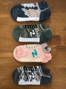 新品ニューバランスnew balance メンズソックス靴下4足セット11125