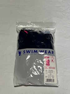 新品未使用　フットマーク　競泳水着　LL　紺×ピンク