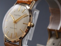 分解注油済み　諏訪精工舎　セイコー　クラウン　19石　SEIKO　CROWN　1960年代　昭和レトロ　ビンテージ　SEIKOSHA　新品ベルト付_画像4