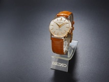 分解注油済み　諏訪精工舎　セイコー　クラウン　19石　SEIKO　CROWN　1960年代　昭和レトロ　ビンテージ　SEIKOSHA　新品ベルト付_画像10