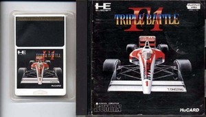 ★PCエンジン★Huカード★箱説付【F1トリプルバトル】★