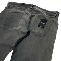 正規品 FENDI フェンディー SKINNY DENIM PANTS スキニー デニムパンツ ジーンズ ユーズド加工 ボトムス 革パッチ 38 グレー系 メンズ_画像6