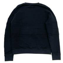 正規品 HERMES エルメス H-LOGO sweatshirt エンボス ステッチ Hロゴ スウェット トレーナー プルオーバー ブラック XS メンズ_画像3