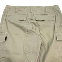 国内正規品 BALENCIAGA バレンシアガ 557301 TDP09 9501 CARGO PANTS ミリタリー カーゴパンツ ポケット ボトムス 48 ベージュ_画像7