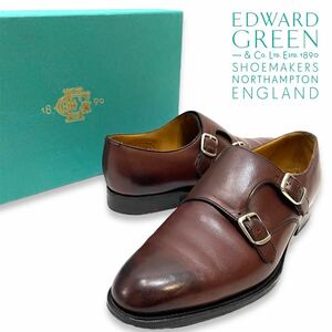 EDWARD GREEN WESTMINSTER Edward Green waste tomin Star double monk strap shoes Loafer leather shoes dark walk 