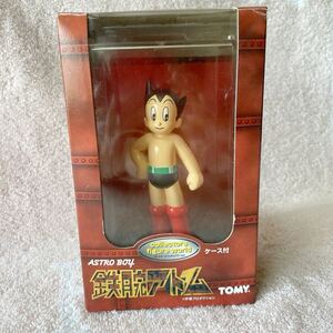 TOMY Tommy Astro Boy collector figure world case attaching A06 cobalt hand . production MADE IN CHINA unused unopened that time thing 