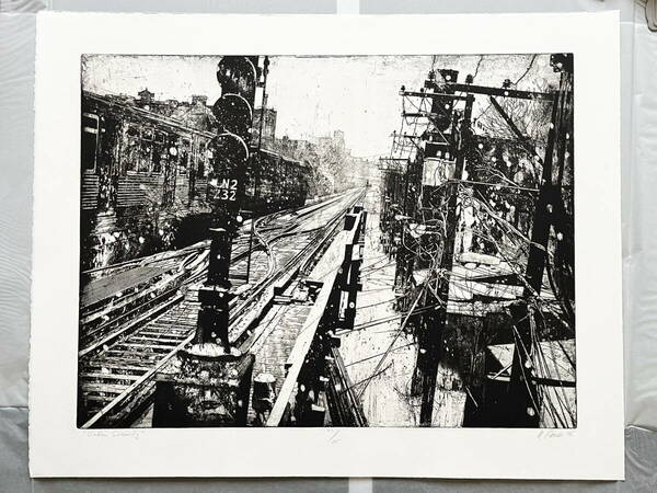 [銅版画] マイケル・ゴロー 『Urban Serenity』Etching 2009年