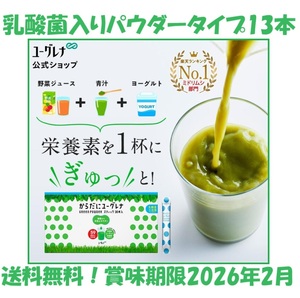 13本入*送料込*賞味期限2026年2月*からだにユーグレナ*Green Powder*乳酸菌*スティック*パウダータイプ*石垣島ユーグレナ*クロレラ*お試し