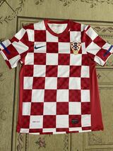 送料無料 中古 良品 汚れ有 NIKE ナイキ クロアチア Croatia 2010 2011 ホーム サッカー ユニ 376913-614 M メンズ 半袖 代表 フットボール_画像1