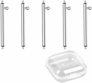 [ＳＥＵＥＲ＼時仕] 5本腕時計 ベルト バネ棒 18mm 20mm 22mm クイックリリースピン ステンレス製 直径 φ1.5