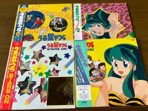  Urusei Yatsura Picture record 4 pieces set obi attaching 