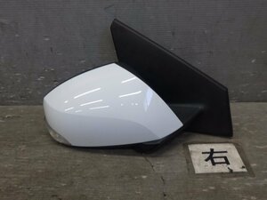 # prompt decision equipped H24 year Renault Megane ZM4R right door mirror 8P side mirror white pearl 369 operation verification settled [ZNo:04026079]