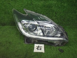 ★ 即決あり H25年 プリウス ZVW30 後期 純正 右 HID ヘッド ライト 81110-47411 KOITO 47-52 点灯確認済 [ZNo:06012306]