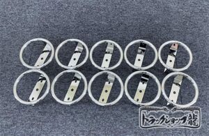  high type stainless steel bus marker ring 10. round stick 10 piece set height 5cm deco truck retro truck pa- Tour to truck S0565Ⅱ