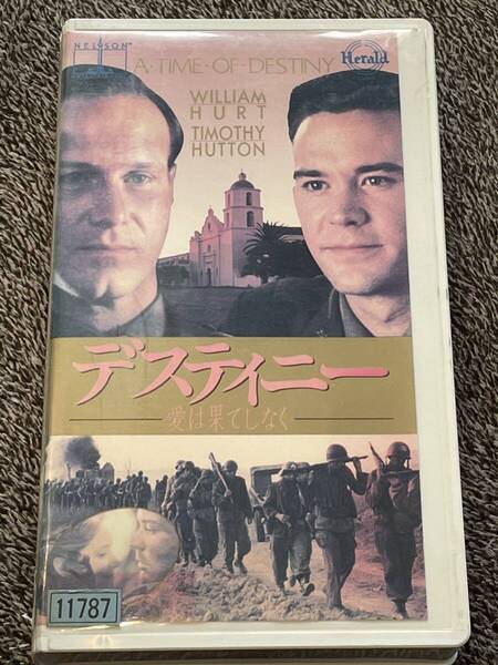 即決!DVD未発売■廃盤VHSビデオ■デスティニー/愛は果てしなく ウィリアム・ハート/ティモシー・ハットン 音楽エンニオ・モリコーネ