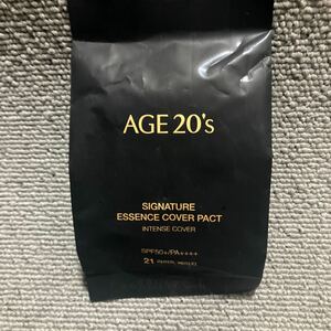 AGE20's シグネチャー インテンス カバー 71% エッセンス クッション ファンデーション#21ライトベージュ 14g 未開封品リフィルのみ