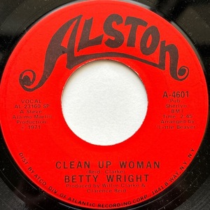 【試聴 7inch】Betty Wright / Clean Up Woman 7インチ 45 muro koco フリーソウル 小沢健二 Mary J. Blige Afrika Bambaataa